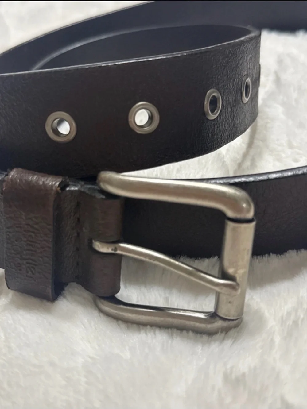 Wrangler Brown Leather Belt 36-40 inches